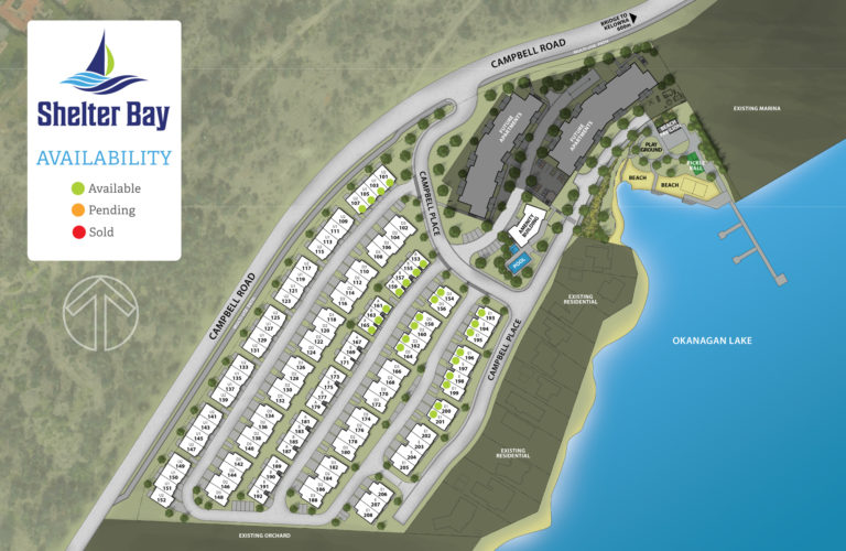 Townhomes Shelter Bay Living Kelowna New Townhomes Community